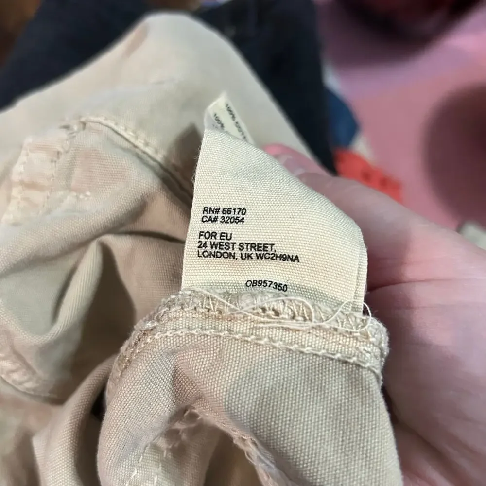 Free People Khaki Platoon Pants Womens 4 Patch Pockets Utility Festival Boho